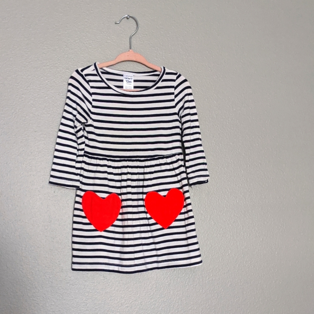 Stripped heart Jersey